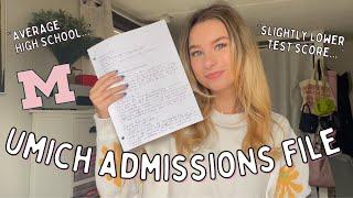 reading my university of michigan admissions file! (+ how you can see yours!)