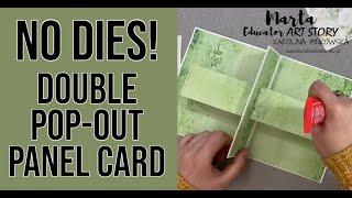 NO DIES NEEDED for this double pop-out card! #cardmaking #cards #craftideas #diy DT INSPIRATION