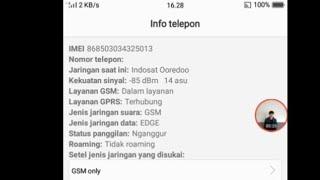 Cara kunci jaringan dari edge ke 3g/4g