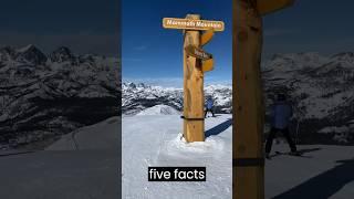 FUN FACTS ABOUT MAMMOTH LAKES! (TOP 5) SKI RESORT