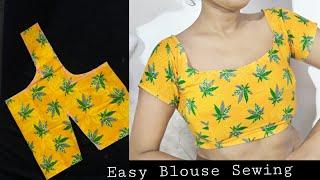 Very Easy 1 Tucks Blouse Cutting and Stitching |  इतना आसान तरीका आपने कभी नहीं देखा होगा