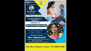 WEBINAR ON POST CHILD BEARING FITNESS | MONTESSORI TEACHER COURSE | DIPLOMA EDUCATION 2022