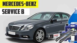 HOW TO DO SERVICE B ON MERCEDES E350 W212 (E Class) #serviceb