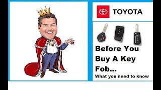  "Toyota Key Fobs: Making the Right Choice for Your Ride!" 