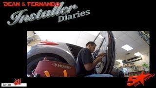 Fernando is taking point on this Dodge Caliber.  Install Diaries 81