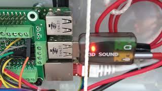 Four Raspberry Pi 3’s In Outdoor Enclosure Setup With Baofeng Radio’s, Temp And Humidity Sensors.