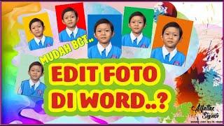 Membuat Desain Foto Ukuran 2x3 3x4 4x6 di Microsoft Word Langkah Mudahnya