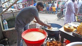 South Asian (Bangladesh) Street Food Snacks - Papor, Pakora, Beguni, Jhuri, Chira, Banana Chops etc.