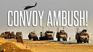 ARMED CONVOY AMBUSH! - ArmA 3