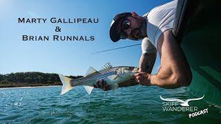DIY Striper Fishing Tips with Marty Gallipeau & Brian Runnals | Skiff Wanderer Podcast Ep. 19