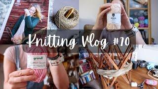 Knitting Vlog #70 I Gründl Wolle, Järbo Nova Eco +Lin, Berchtesgaden leuchtet, Einkaufsnetz stricken