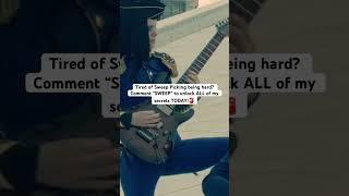 Comment “SWEEP” for link! #guitarshred #classicalguitar #neoclassical #shredguitar #guitar #music