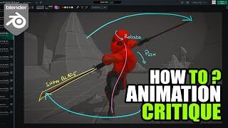 Proper Playblast in Blender, Intro to SyncSketch and Critique advises