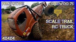 DAEWOO 75 MONSTERTRUCK ALS RC TRAIL PROTOTYPE 4X4X4 IM SCALE TRAIL PARK GEVENICH 2022