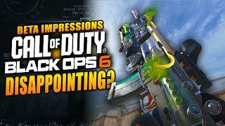 The Black Ops 6 Beta Is Disappointing? (My First Beta Impressions)