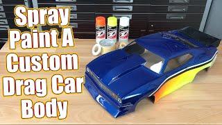 Paint Tips! Create A Custom RC Drag Car Body With Spray Cans & Tape | RC Driver