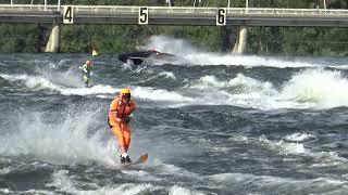 2019 World Championships of water ski racing Vichy France. These guys are maniacs!