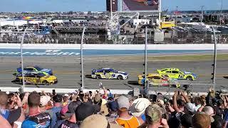 2022 Daytona 500 start from stands. (GEN 7 race cars are loud)