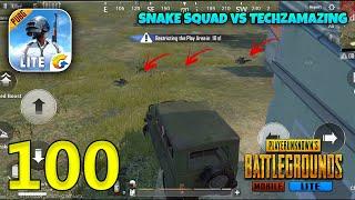 Techzamazing VS Snakes Squad | PUBG Mobile Lite 21 Kills Gameplay