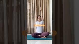 How to do Parvatasana (Mountain Pose) ‍️ Details In Pinned Comment!  #yoga #yogateacher