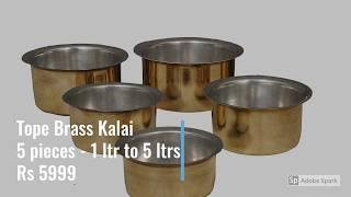 Nutristar Pure Brass kalai Tope