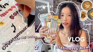 自律 Productive VLOG  - how i do my notes  文具开箱 stationery  做披萨  Malaysia