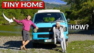 How do we LIVE in a TINY VAN AS A COUPLE...