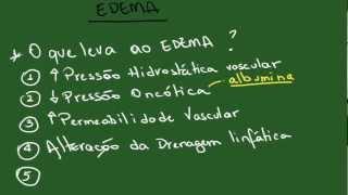 Edema, Hiperemia, Congestão e Hemorragia - Resumo - Patologia Geral