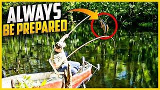 BLUEGILL fishing in a river swamp {Catch, Clean, Cook} This BIG fish is a new PB!!