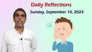 Daily Reflections  10 September 2023  Sunil Fernandes