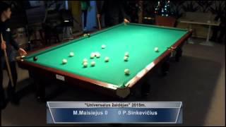 "Universalus žaidėjas" 2015m. M.Maisiejus VS P.Sin