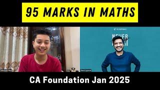 95 marks in Quantitative Aptitude January 2025 exam Rakshyak Dahal