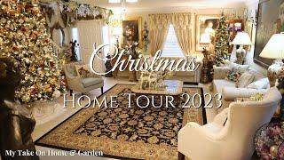 EXTREME CHRISTMAS HOME TOUR 2023European Theme TreesENGLISH COUNTRY MANOR HOUSE STYLE