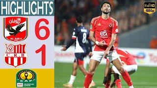 Al Ahly vs CR Belouizdad 6-1 | CAF Champions League | Goals and Extended Highlights 2024 Full HD