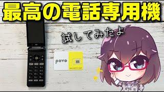 【実験】povo2.0をガラケー（ガラホ）で使ってみた（au/povo）