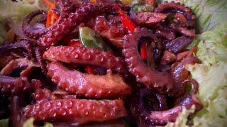 Tasty Octopus Stir-fry Recipe || Octopus Recipe || Naga Kitchen