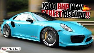 1700 BHP ES1500 SETS NEW STREET RECORDS!! #porsche #esmotoruk