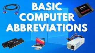 Basic Computer Abbreviations