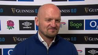 Gregor Townsend after Scotland beat England, again!