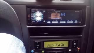 Pioneer без саба и усилка на родных проводах.