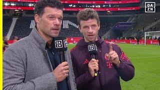 Müller & Ballack - wilde Diskussion nach Abpfiff!  | DAZN