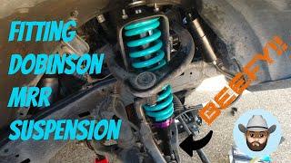 Fitting Dobinson MRR suspension to my 120 Prado! #dobinson #4wdmods #liftkit