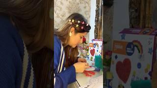 Easy tissue paper art || easy painting with tissue paper || 3D painting with tissue #shortsfeed