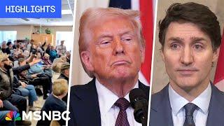 Tariffs 'shake consumers', town hall backlash: Trump’s First 100 Days - Day 44 | MSNBC Highlights