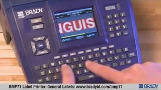 Making Labels with the Brady BMP71 Label Printer.mp4