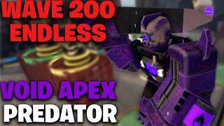 Beating Wave 200 Void Apex Predator Boss Fight | Tower Defense X Roblox