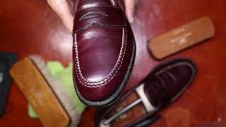 Pure Polish & the Shellvedge Ebony Stick - An ASMR demonstration of how to RESTORE SHELL CORDOVAN