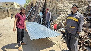 The master builder's effort to complete the roof of the house before the cold season