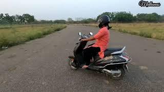 Scooty driving with confidence️