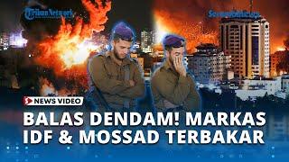 Balas Dendam Hizbullah Dimulai! 17 Serangan Besar Besaran Bakar Markas IDF hingga Mossad